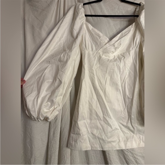 10. House of CB White Long Sleeve Dress - Picture 7 of 8